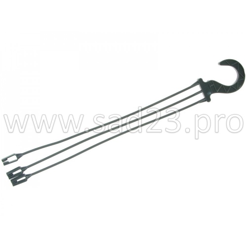 Подвес пластиковый для кашпо Антрацит h48  ВМС КШ-7273