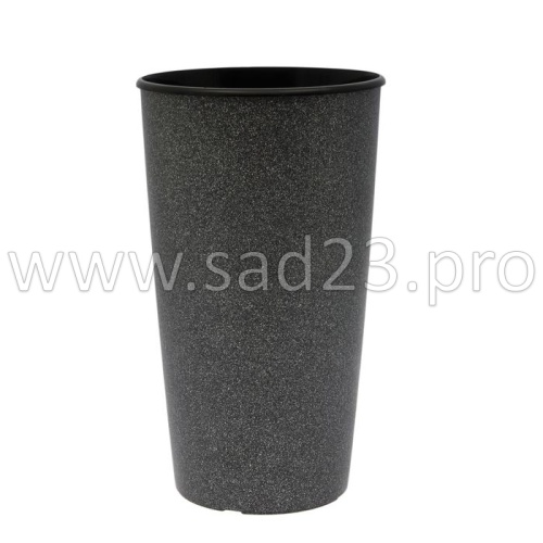 Горшок пластиковый Le cone Серебряный дождь d=35 41Л(18л) ТЕК А ТЕК 1200-50
