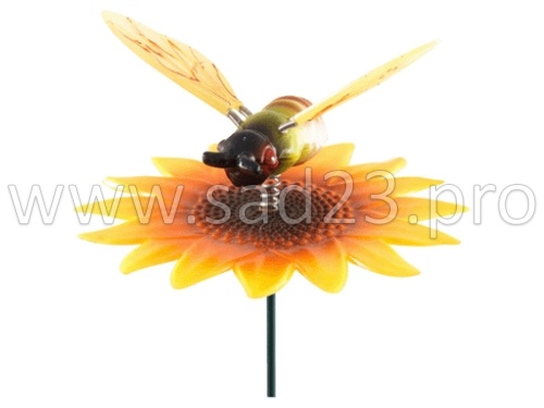 Стикер садовый "Жучок на цветке" GS-AR2032-5 002060