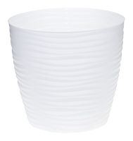 Кашпо ДЮНА D220мм 5,5л белый М3070 М-пласт