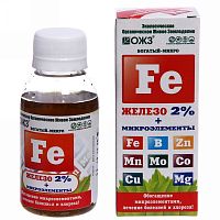 Удобрение Богатый-микро Fe (железо 2%+ микроэл.) 0,1л 30шт ОЖЗ