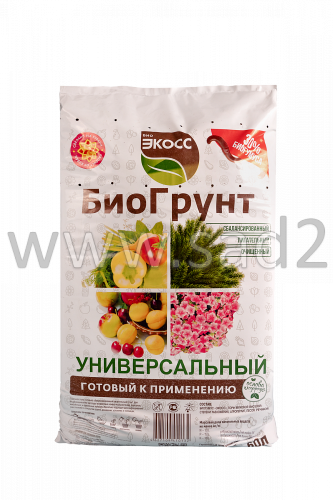 Грунт БиоГрунт 60л. ЭКОСС-УН 